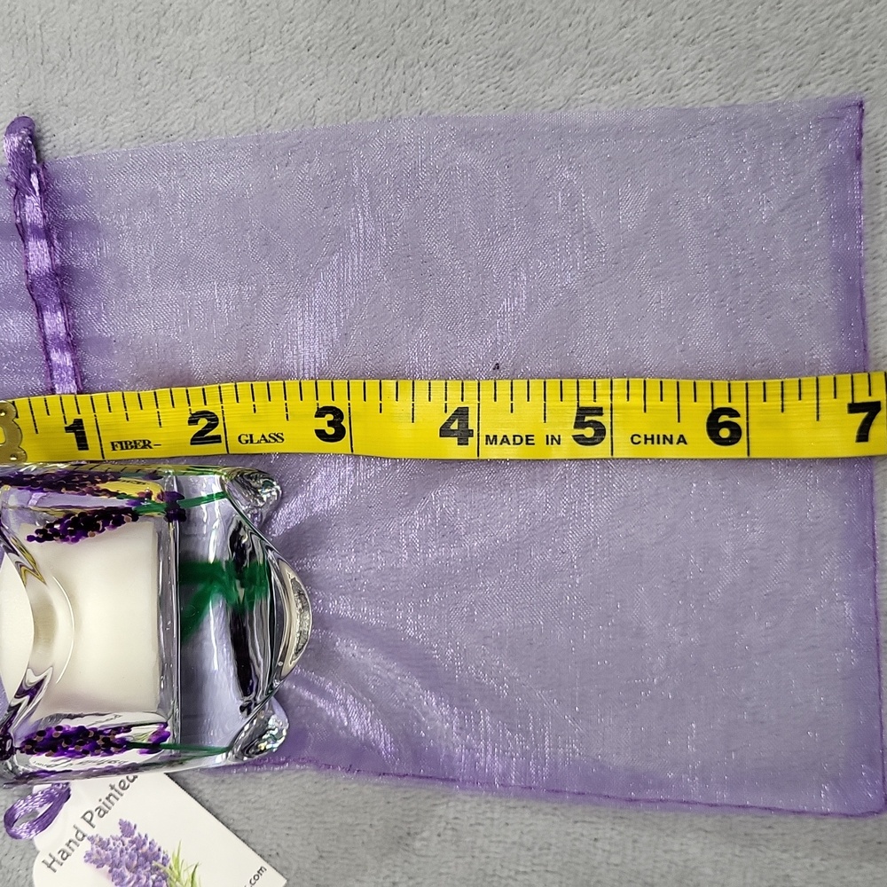 NWT Votive Candle, Holder, and Drawsting Bag ~ Unscented - Picture 8 of 9
